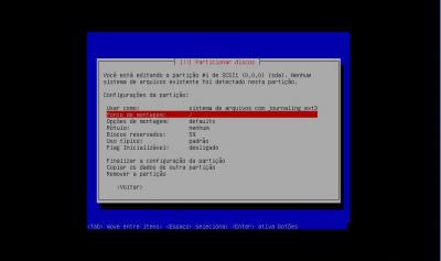 Debian Linux: Ponto de montagem 